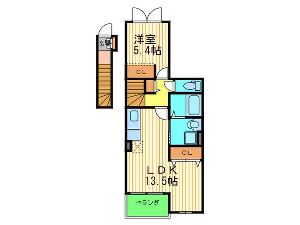 モーデカーサの物件間取画像